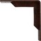 Ekena Millwork Stockport Steel Bracket, Antiqued Copper 2"W x 8"D x 8"H BKTM02X08X08STACO - alternate 2
